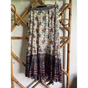Ulla Johnson Marina Floral Midi Skirt